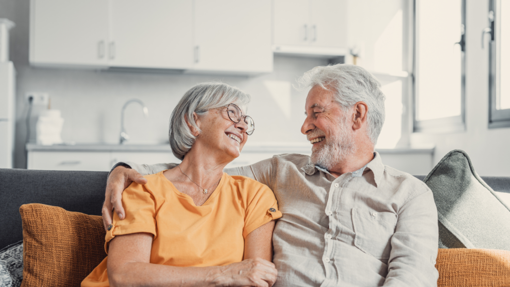 Happy healthy couple